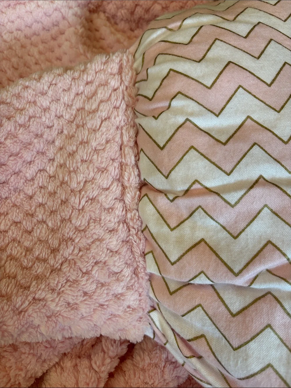 Handmade Pink, White & Gold Adult/Teen Mermaid Tale Blanket Sleeping Bag